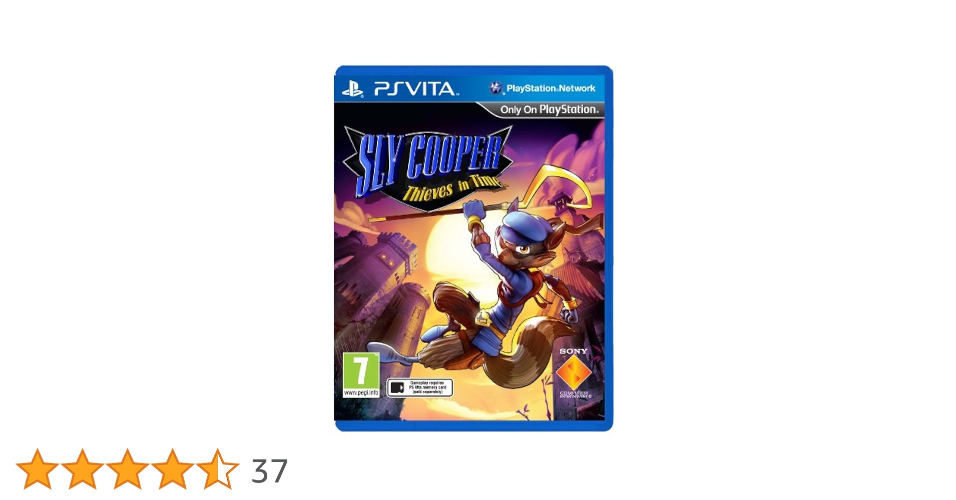 SLY COOPER Thieves in Time スライクーパー Vita Sly Cooper Thieves In Time Playstation PS Vita Game UK PAL